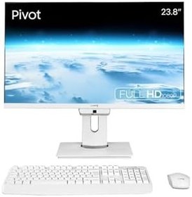 Resim TURBOX TAx1625 i7 13700 16GB DDR4 512GB M.2 NVMe 23.8 inç FHD Pivot BTH Webcam WiFi All in One PC 
