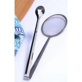 Resim Bev Kitchen Metal Paslanmaz Kızartma Maşası 