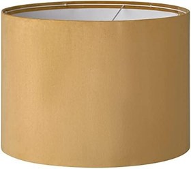 Resim Abajur başlığı, koyu sarı kadife, 42 cm 