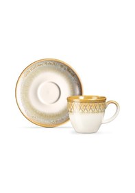 Resim Madame Coco Antique 6 'lı Kahve Fincan Seti Fınc000000005790ml-krem/toprak 