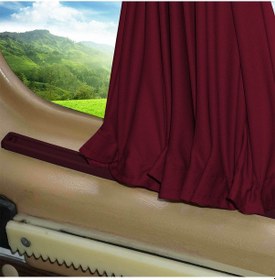 Resim Pandami Citroen Nemo 2007-2015 Uyumlu Bordo Raylı Oto Perde Takımı 