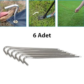Resim Madfox Skewer C-Kafa Çadır Kazığı 18cm 6Pcs 