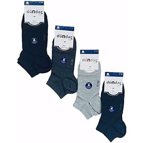 Resim Dündar Çorap 6 Adet Dündar Unisex Patik Dikişsiz Cotton Plus Çorap 
