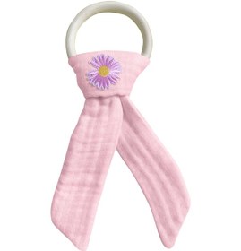 Resim Pamuk Muslin Bebek Diş Kaşıyıcı Yıkanabilir Ahşap Desenli Pmb Pembe 