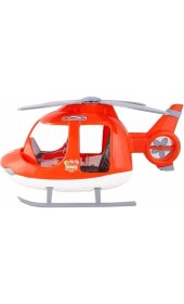 Resim Farbu Oyuncak 46 cm Büyük Kırmızı Itfaiye Helikopteri 