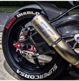Resim Pirelli Diablo Supercorsa Motorsiklet Lastik Yazısı 2x Diablo 2x Supercorsa 