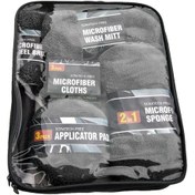 Resim Maiyame 9 Parça Mikrofiber Araç Temizleme Seti - Eldiven, Havlu, Sünger Ve Fırça Dahil 