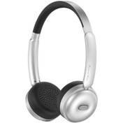 Resim Havit H616BT Retro Kulaküstü Bluetooth Kulaklık Çift Cihaz Bağlantı, Ultra Hafif Tasarım (Gümüş) 