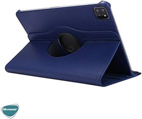 Resim Microsonic Apple iPad Pro 11 2024 Kılıf (A2836-A2837) 360 Rotating Stand Deri Lacivert [iPad Pro 11 2024 ile Uyumlu Kılıf - Lacivert] 
