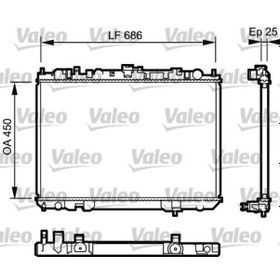 Resim VALEO 735081 Motor Su Radyatoru X Trail 2.2 Dci 03-13 Manuel 214108H800 (WM714398) 