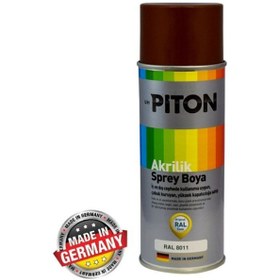 Resim Piton Akrilik Sprey Boya 400 Ml Ral8011 Ceviz 