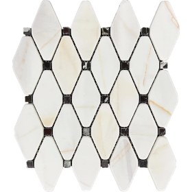 Resim Tuqco Doğaltaş Clip Diamond Dolomit Spider Eskitme Mermer Mozaik 