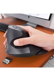 Resim KENLY Delux M618GX Dikey Ergonomik Kablosuz Mouse 6 Tuşlu Yüksek Hassasiyet 