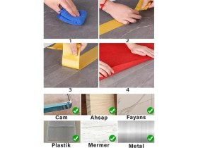 Resim Boss Tape Halı Kaydırmaz Bant Halı Kilim Sabitleme ve Yapıştırma Bandı Çift Taraflı Bant 5 m 