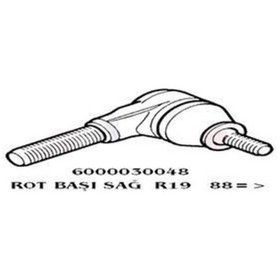 Resim TRW JTE288 ROT BAŞI SAĞ R19 88- 