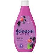 Resim Johnson & Johnson Vitra Rich Yenileyici Duş Jeli - Ahududu Özlü 400ml 