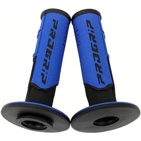 Resim Hightower Ktm Yamaha Motosiklet Mavi 7/8" 22-24mm Kaymaz Tutamak 