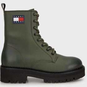 Resim Tommy Jeans Bayan Bot En0en02628 M00 Yeşil Yeşil 