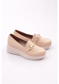 Resim Dgn 2237 Kadin Kalin Taban Comfort Ayakkabi 2237-2-R0152 Bej 