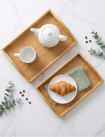 Resim Bambu Tepsi Takımı - 2 Parça Bambu 