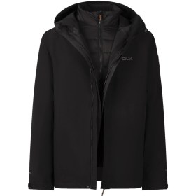Resim Trespass Trespass Frederic - Dlx Rainwear 3 In 1 Erkek Siyah Yağmurluk Blk Siyah 