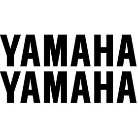 Resim MLH STORE YAMAHA Yazılı Mini Sticker Etiket Modeli 