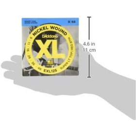 Resim AyrStore Daddario Exl125 Elektro Gitar Tel Seti, Xl, 9-46, Super Light Top/ 