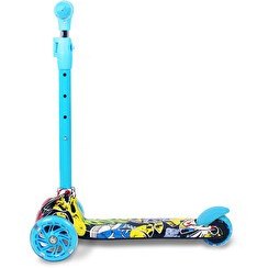 Resim Dynamic HT288 3 Tekerlekli Mavi Çocuk Scooter 