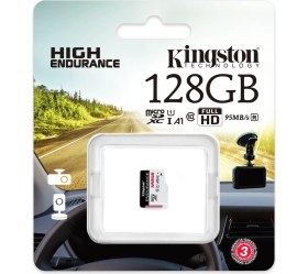 Resim Universal Kingston SDCE-128GB 128GB Microsdxc Endurance 95R-45W C10 A1 Uhs-I Card Only Hafıza Kartı 