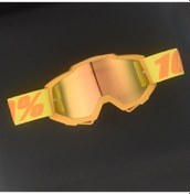 Resim Jzcat 100% Motosiklet Gözlükleri Açık Hava Bisiklet Kaskı Spor Gözlükleri Motosiklet Gözlükleri - Turuncu Çerçeve Dazzle Kırmızı Pul 