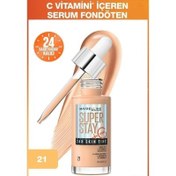 Resim Maybelline New York Super Stay Skin Tint Fondöten 21 30ml 