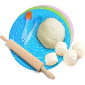 Resim Hamur Matı Slikon Malzeme Sıcaklığa Dayanıklı Ölçülü Kaymaz Yumuşak Slikon 