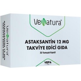 Resim Venatura Astaksantin 12 Mg 30 Yumuşak Kapsül 
