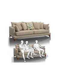 Resim Seray Serrari 3Lütek Kişilik Yataklı Kanepe Seray'Dan 