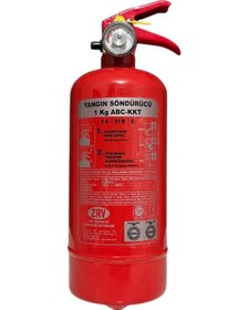 Resim Oto Muayene Uyumlu Araç Yangın Tüpü 1 KG 