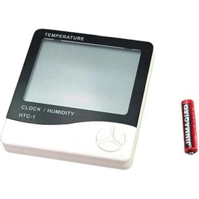 Resim Shopwave Dila Bebek Odası Masaüstü Dijital Termometre Nem Ölçer Higrometre Saat (5047) 115524 