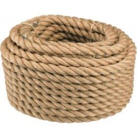 Resim Gereksiz Şeyler 16mm Jüt Halat Kendir Urgan Halat Ip 200 Metre Dekoratif Halat 