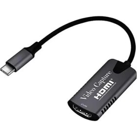 Resim TeknoKapsül Type C Video Capture Yakalama Kartı Uçlu HDMI To Type-C Pc Bilgisayar Video Yakalama (Hdmi Aktarma 