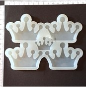 Resim HOBİFLEX Epoksi Reçine Silikon Kalıp Çoklu Kral Tacı Figürü Magnet Anahtarlık Hb14034 - 0008 