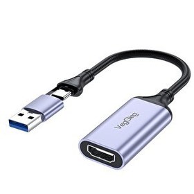 Resim VegGieg 1080P 60Hz HDMI Video Capture Card USB 3.0 ve Type-C Görüntü Yakalama Kartı Z632 