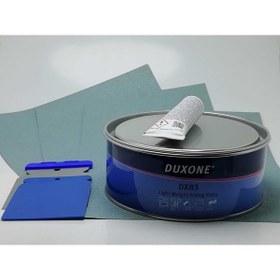 Resim Duxone Dx83 Polyester Çelik Macun 1kg Set+plastik Aparat 