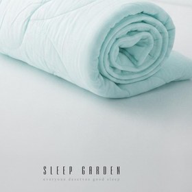 Resim Sleep Garden Ranforce Anti-bakteriyel Pamuk Bebek Yorgan Mavi 95x145 