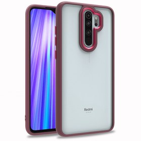 Resim Pilanix Xiaomi Redmi Note 8 Pro Kılıf Renkli Silikon Kenarlı Arkası Şeffaf Flora Kapak 