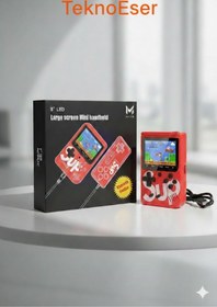 Resim TeknoEser SUP 400 in 1 Retro El Konsolu – 400 Oyunlu Taşınabilir Nostaljik Oyun Cihazı 