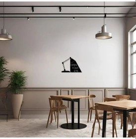 Resim Duvar Dekoru Hediyelik Open Your Eyes Metal Duvar Tablosu İmza 