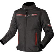 Resim Ls2 Shadow Kadın Mont Siyah-Kırmızı 