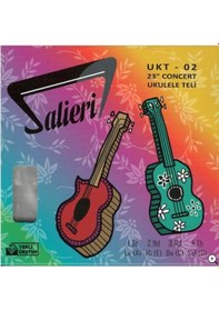 Resim Salieri Ukt-02 Concert Ukulele Takım Tel 