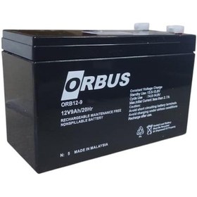 Resim Orbus 12v 9ah Agm Akü 
