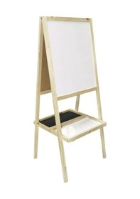 Resim Çift Taraflı Çatı Tipi Yazı Tahtası Siyah+beyaz 
