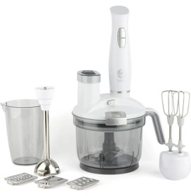 Resim Çift Hazneli 1500W Çok Fonksiyonlu 10 Parça Set Beyaz 